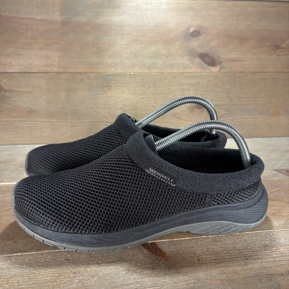 Merrell Encore Breeze 5 Womens size 8 shoes Black Mesh Slip On FloatPro clogs